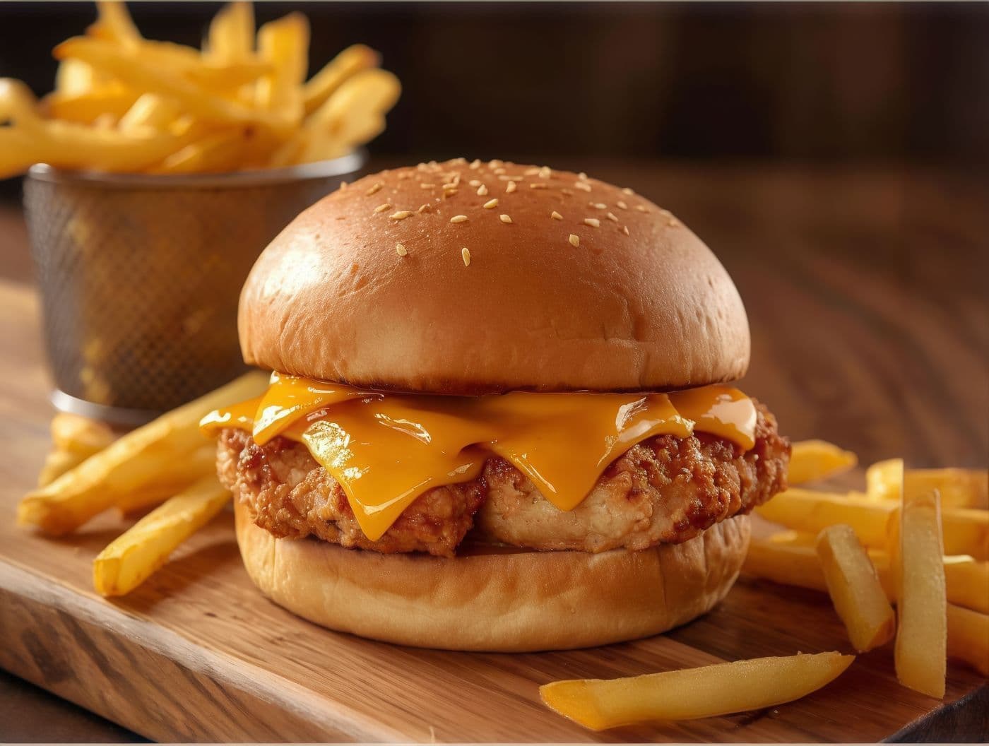 Hamburguesa crispy